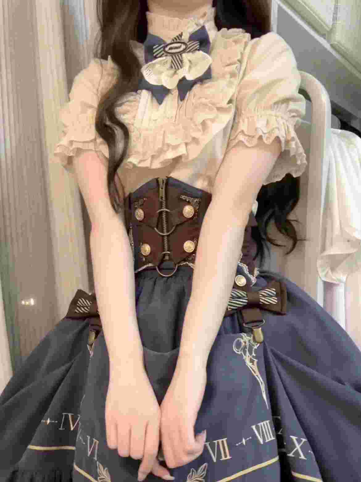 [VT]印花T恤 可爱斗牛犬（女款） 白色